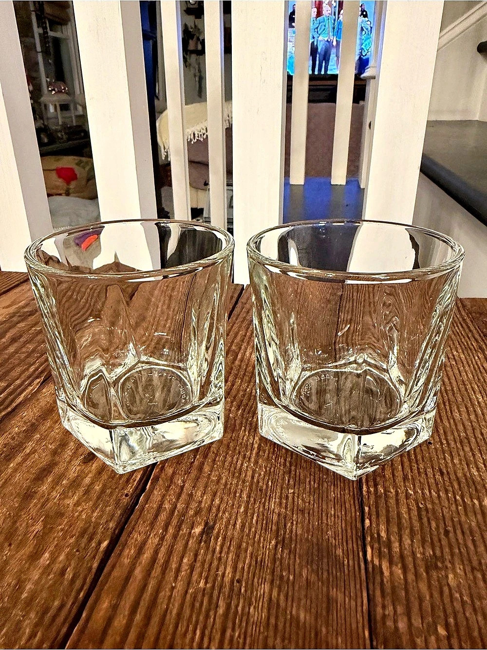 Pair of Libbey DuraTuff Heavy Rocks / Old Fashioned 6oz. Glasses